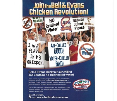 Bell & Evans Air-Chilled Chicken Revolution Advertisement 2006