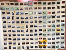 150 Color 35mm Railroad Slides Steam Diesel Trolleys Locomotives Stations SWEET