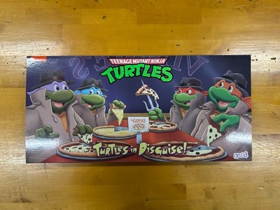 TMNT Turtles In Disguise 4-Pack NECA 1990 Cartoon NIB Unopened