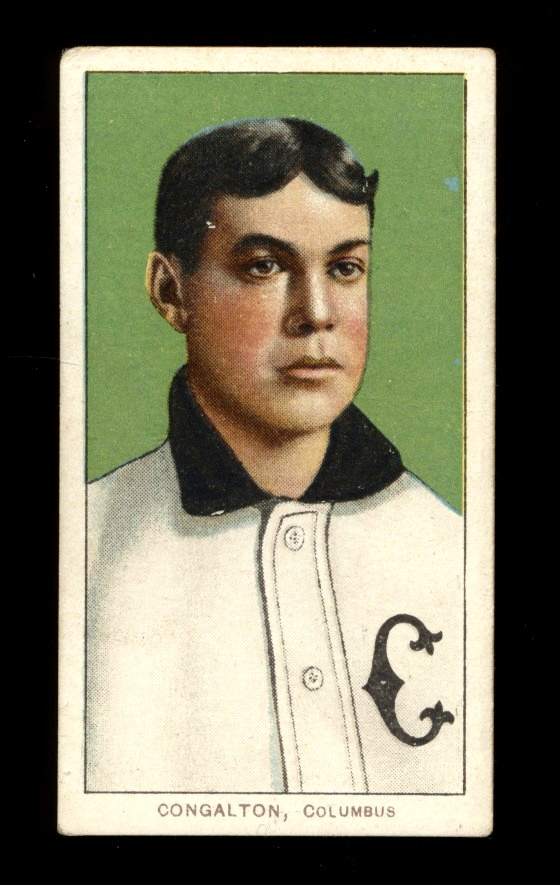 1909-11 T206 Piedmont Bunk Congalton 350 Subjects Back RC VG-EX