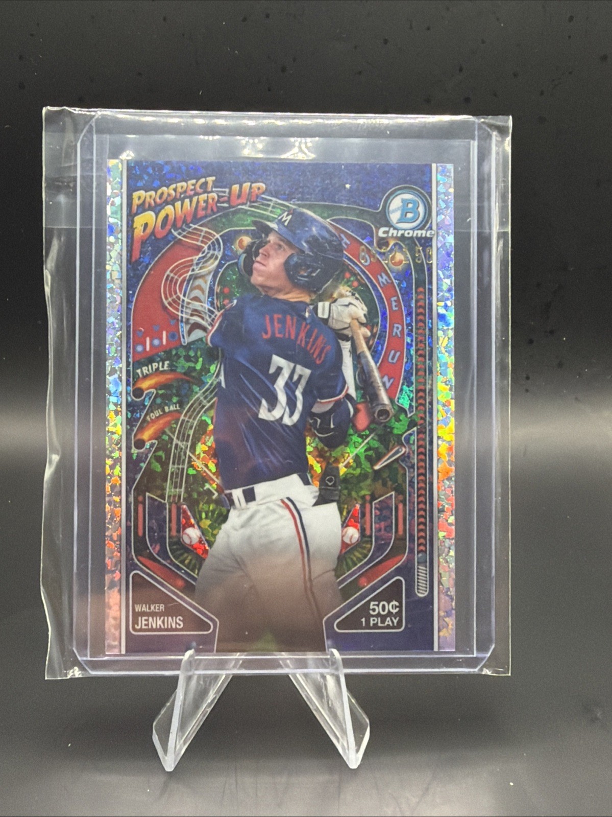 2024 Bowman Chrome Walker Jenkins Prospect Power-Up Mini Diamond /150 #PP-1