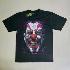Vintage Joker Scary Clown Halloween Horror Movie AOP Shirt XL Mint Rare Reprint