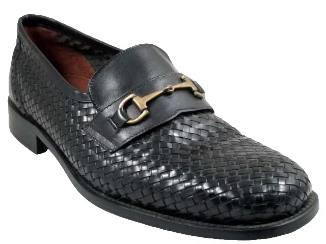 Sapato Social Preto de Espinha de Peixe para Homens