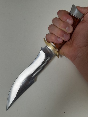 Gift Set 3 Knives - 1 Survival Outdoor 1 Bowie Hunting 1 Kukri Bushcraft - Picture 8 of 9