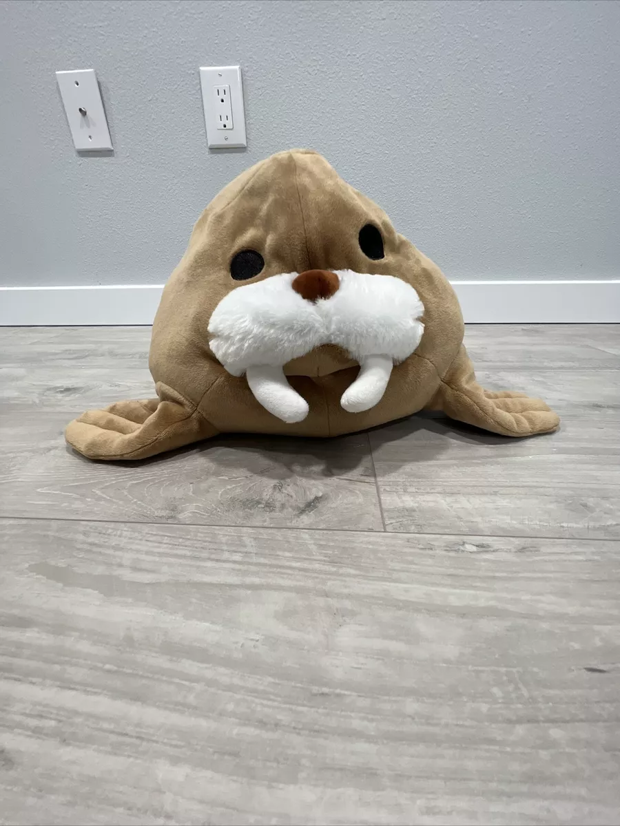 MochiPuni Seiuchi Brown Walrus With White Tusk 18 Kawaii Round 1 Plush NWOT