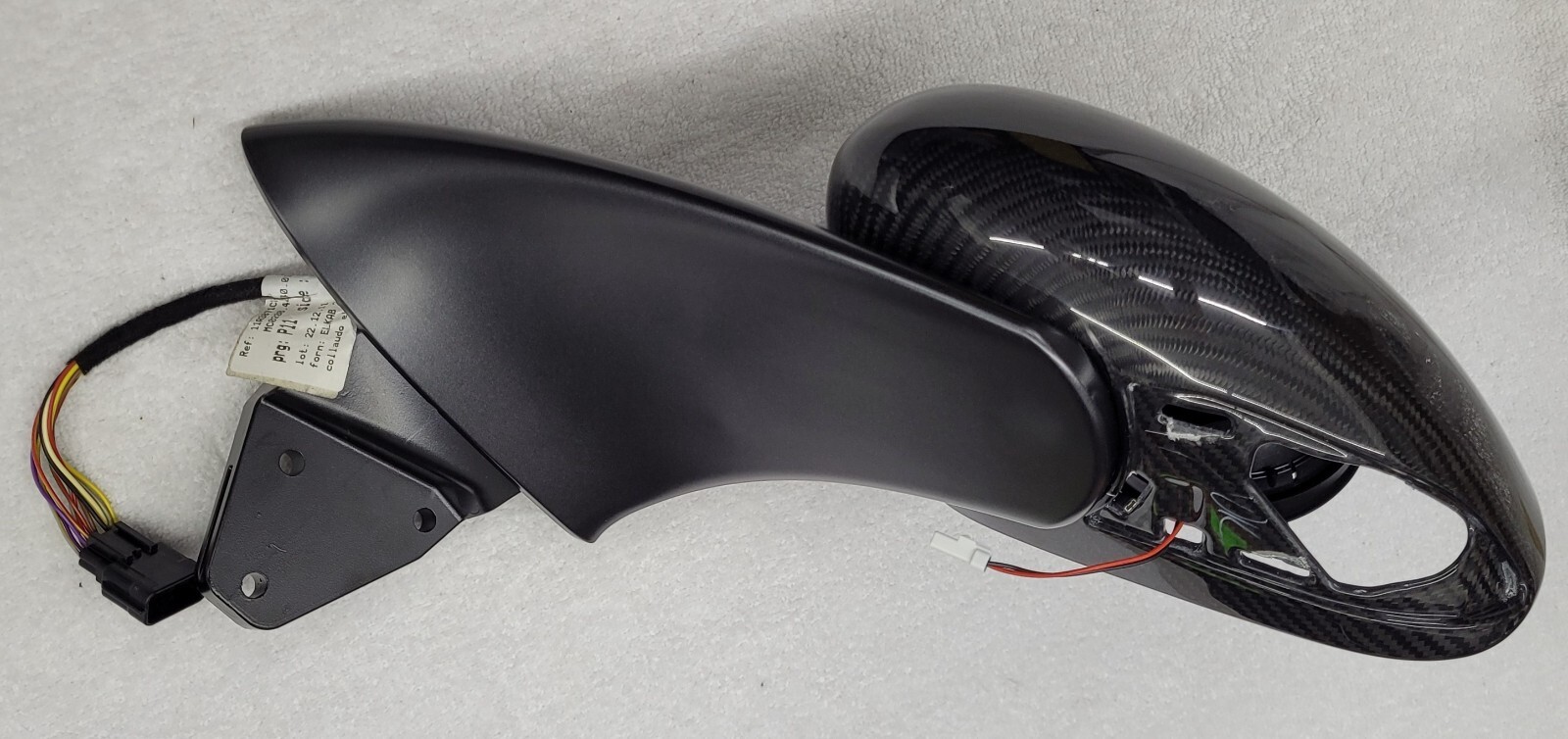 Mclaren MP4 12C 650S LH CARBON EXTERIOR OUTSIDE MIRROR LEFT DOOR OEM DRIVER P11