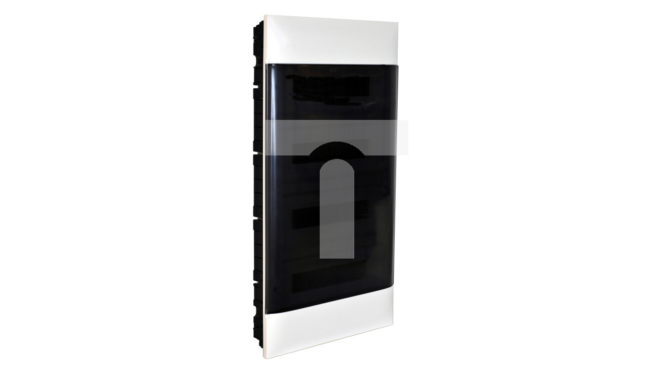 PRACTIBOX S 4x18 flush-mounted modular distribution board with transparen /T2UK