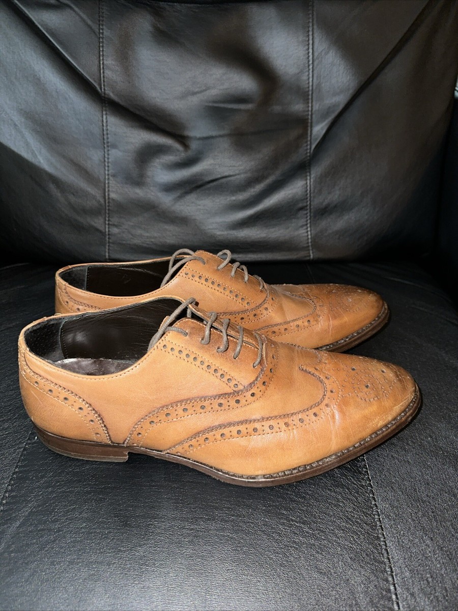 To Boot New York Adam Derrick Wingtip Dress Shoes Brown  display picture 1