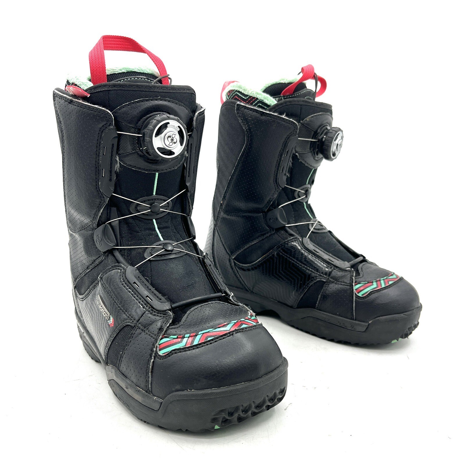 Stivali da snowboard Salomon Ivy BOA neri da donna taglia 6 5