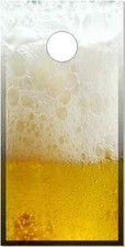 Frothy Beer Cornhole Wrap Bag Toss Skin Decal Sticker Wraps