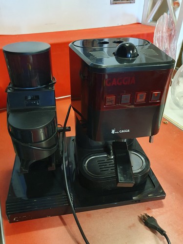 Macchina Da Caffè Baby Gaggia con Macinino e Base - funzionanti