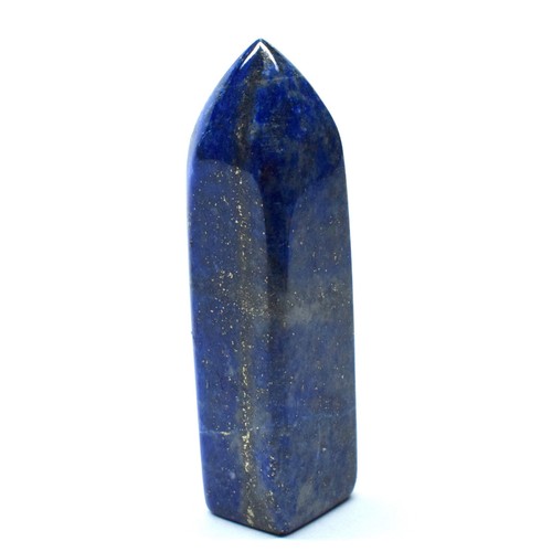 Lapislazzuli blu 2,3" con bastoncino minerale naturale scintillante pirite afgano - Foto 4 di 5
