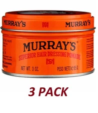 Murray's Superior Hair Dressing Pomade, 3 Oz (3 Pack)