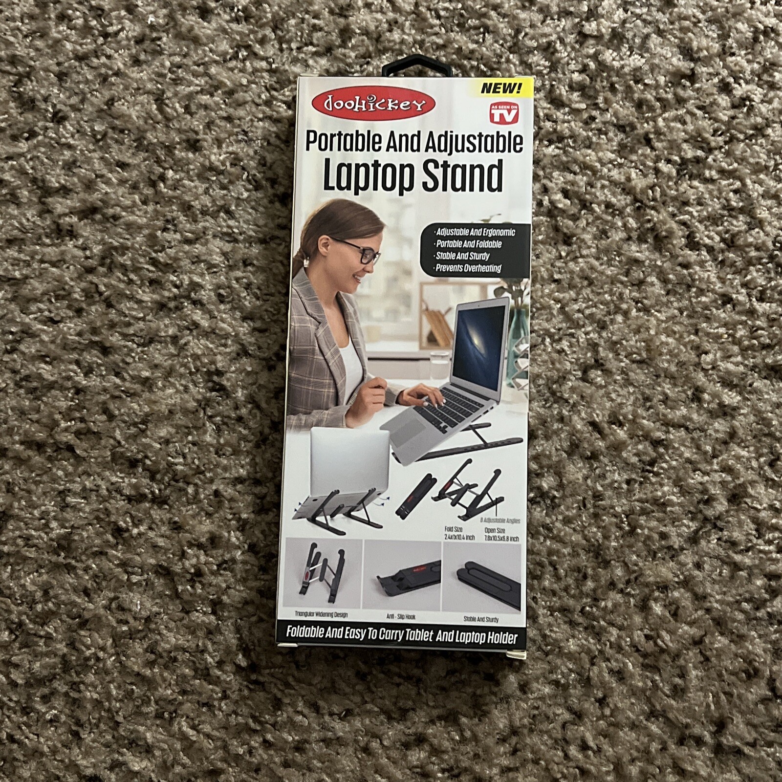 Doohickey Laptop Stand Portable and Adjustable As Seen On TV New In Box