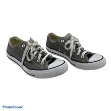 Converse All Star Sneakers Gray Unisex Style Denim Uppers Sz Men 7 Woman 9 