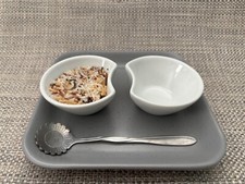 Mini Spooning Materials Practical Life w/ Ceramic Bowls by Idlewild Montessori