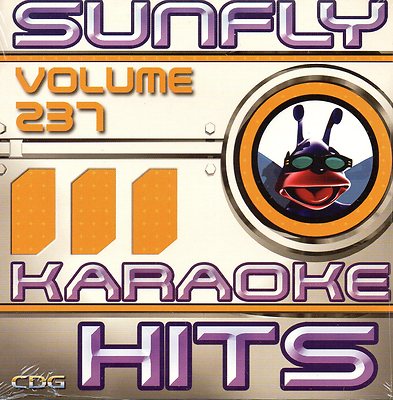 Sunfly Karaoke Hits - SF237 - Karaoke Pop Chart Hits CDG Disc