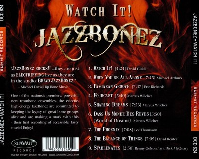 JAZZBONEZ - WATCH IT! NEW CD