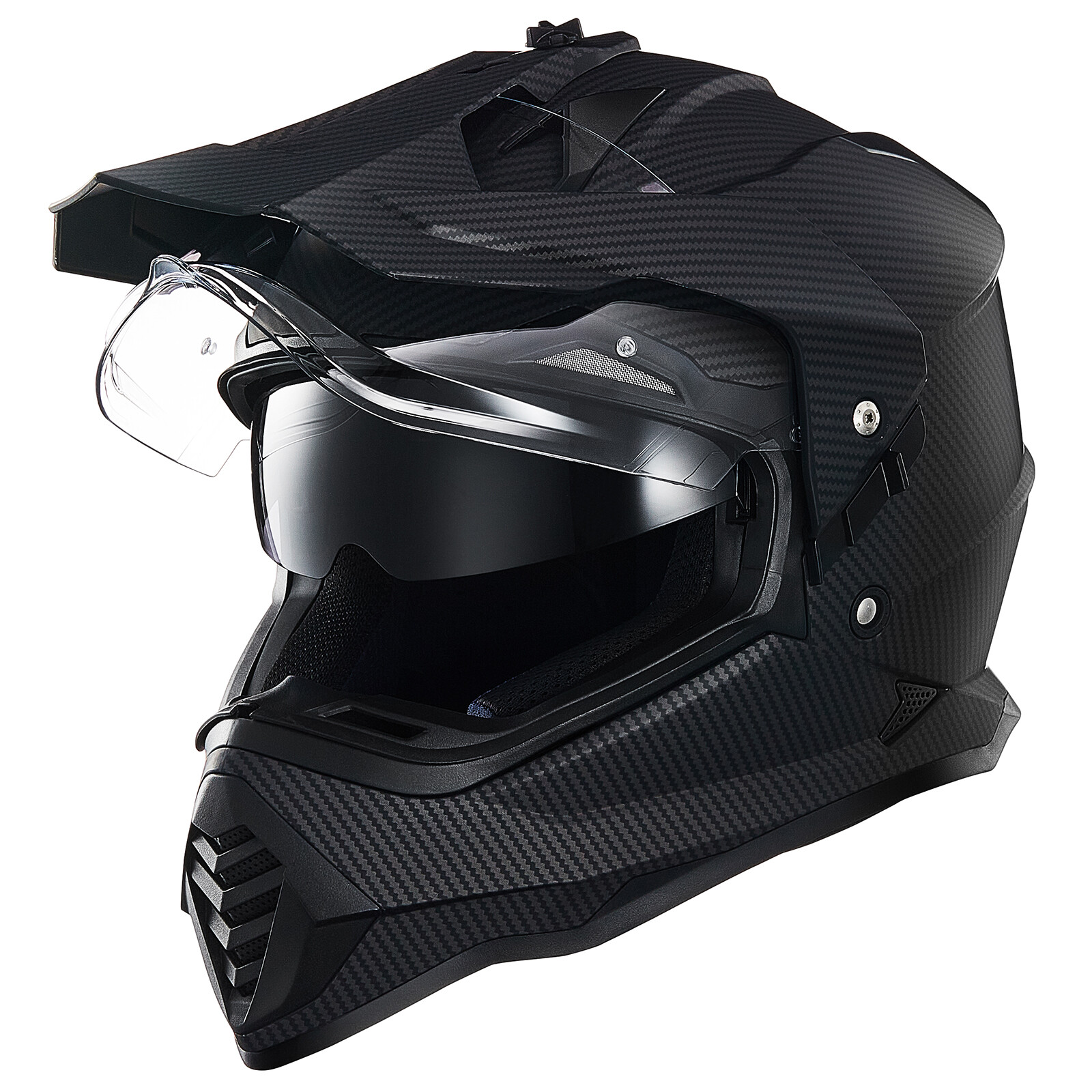 ILM Pre-Owned Dual Sport Adventure Motorcycle Helmet Sun Vis