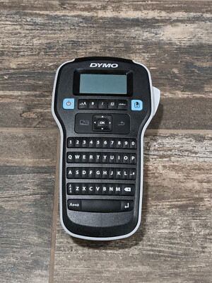 Dymo LabelManager LMR-160 D1 Label Maker Black  No Power Adapter  Battery Tested