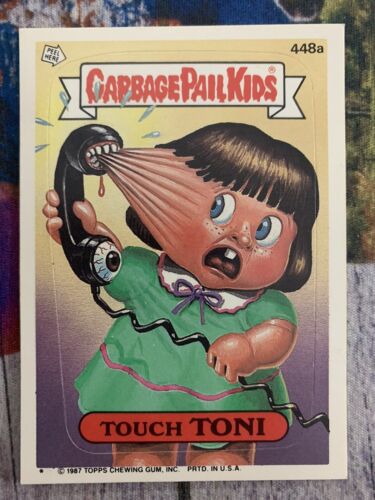 Garbage Pail Kids OS11 GPK Original 11th Series Touch Toni Card 448a - Afbeelding 1 van 2