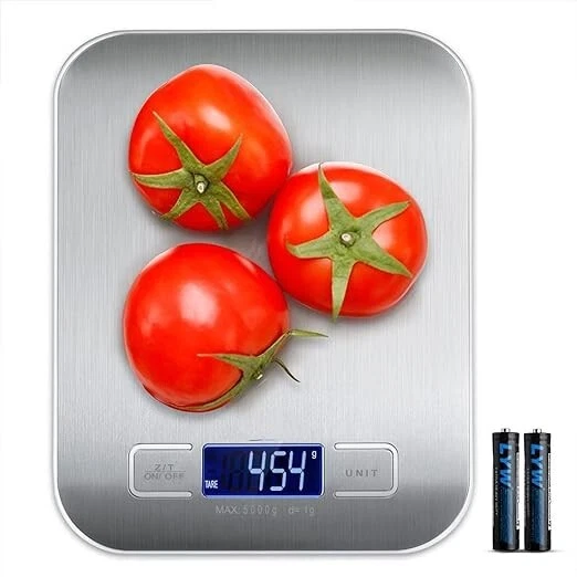 Portable Digital Food Scale, Premium Stainless Steel Food Scales Digital Weight