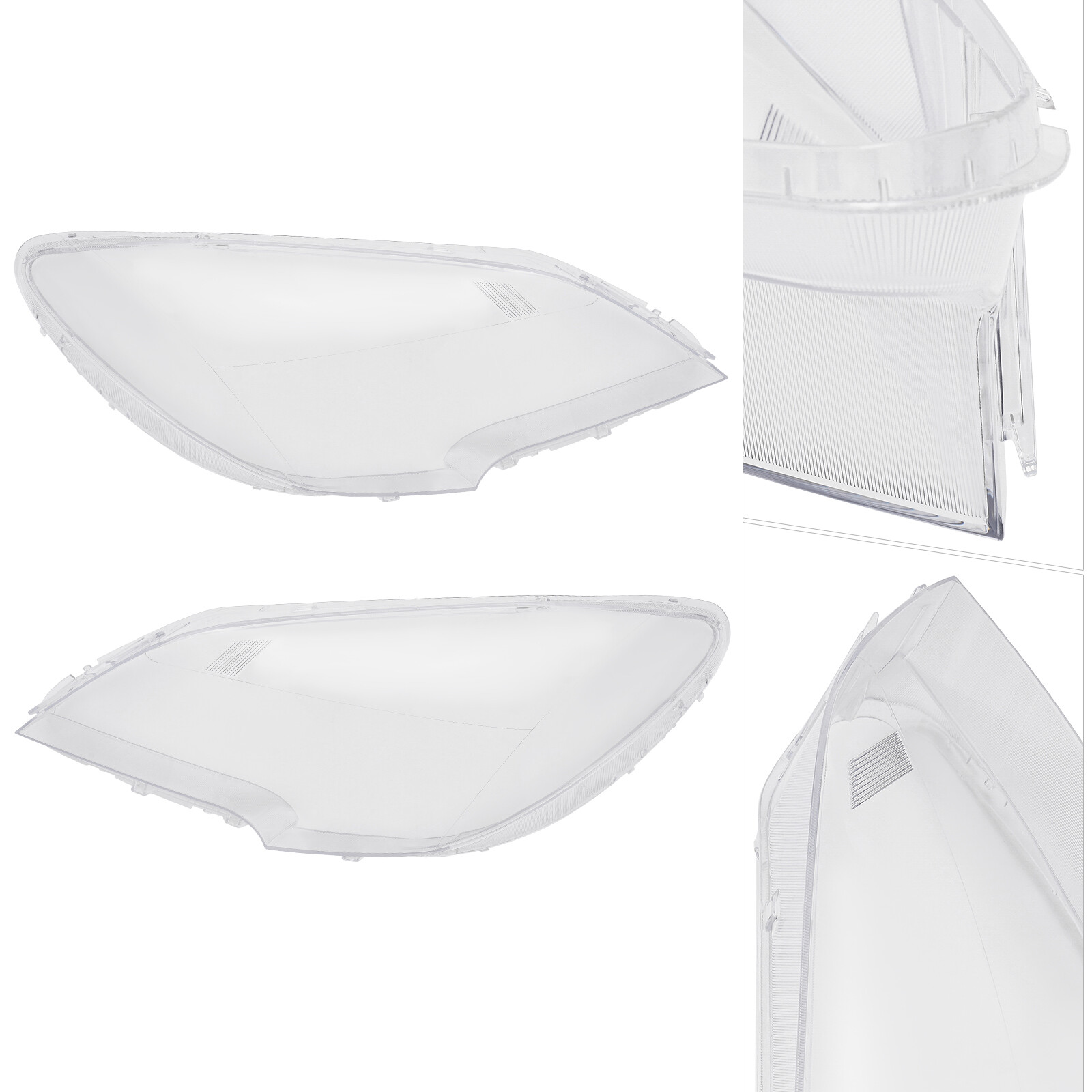 Left & Right Headlight Lens Cover for 2013-2015 Buick Encore Headlight Lens Cove