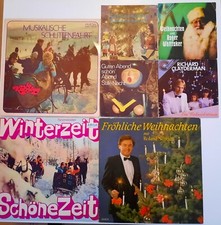 Weihnachtsschallplatten / Weihnachtslieder 8 x Vinyl