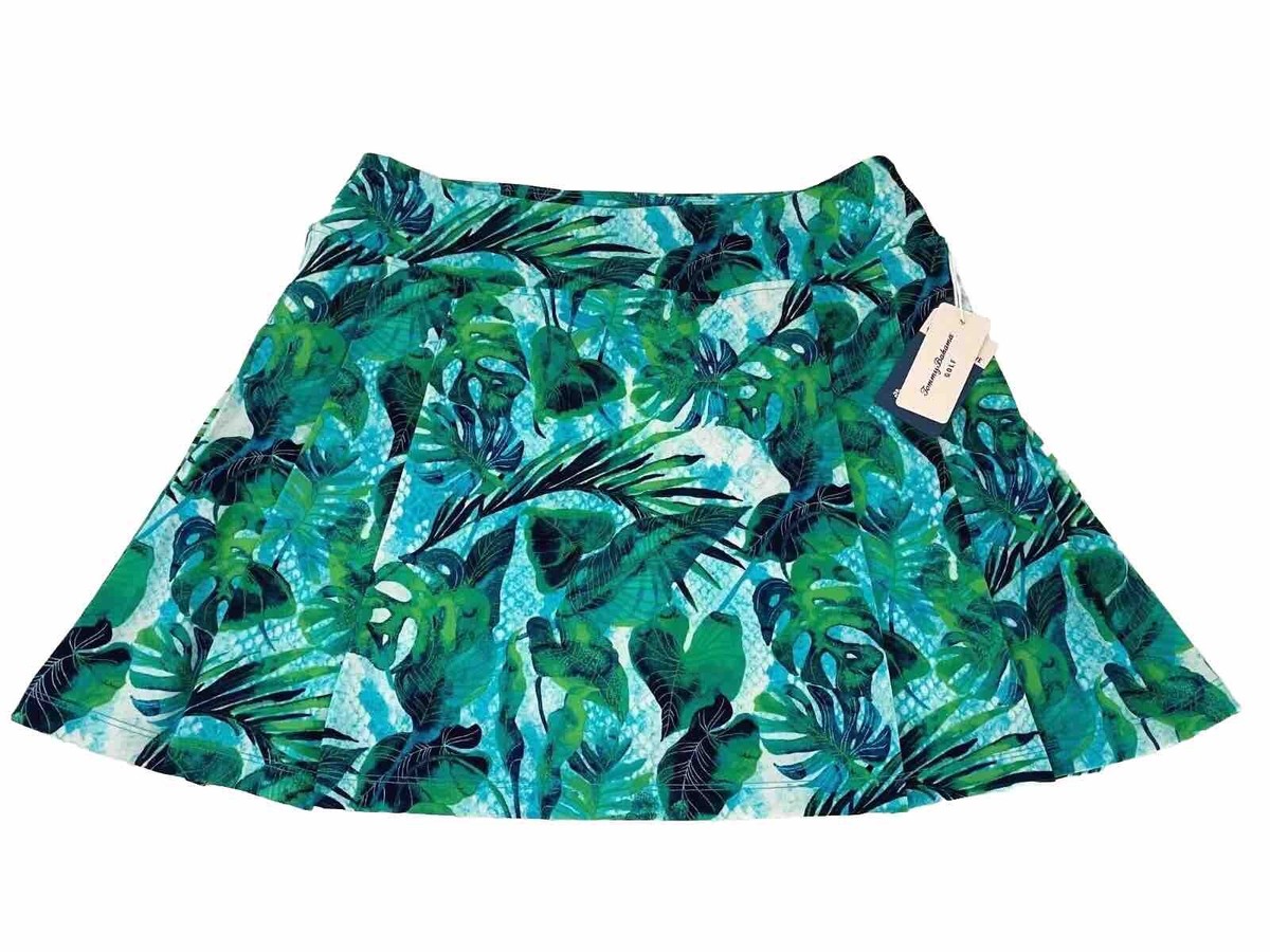 PORTMANS Du Fiesta Flora Skirt 8 Tropical Cotton false Wrap