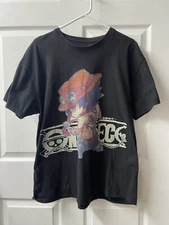 Neverland Portgas D Ace Anime Mens XL Graphic Black T-shirt