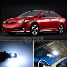 12 x Premium Xenon White LED Lights Interior Package Kit for Toyota Camry K89