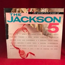 The Great Love Songs Of The Jackson 5 1984 VINYL LP I'll Be There Michael