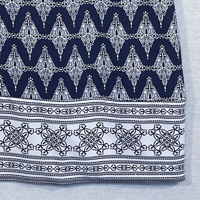 Magnolia Grace Alhambra Embroidered Trim Knit Dress Women Size M Blue  Stitch Fix