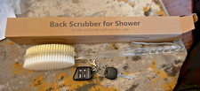 Back Scrubber Long Handle Shower Back Brush Dual-Sided With Stiff/Soft Bristles