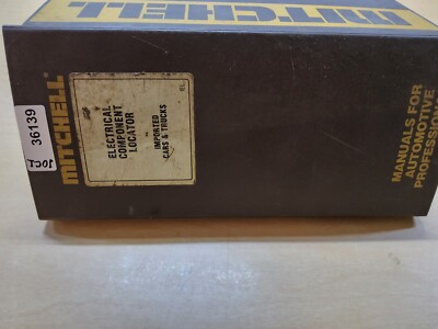 Mitchell Service & Repair Manual For Auto Professionals: Electrical Component...