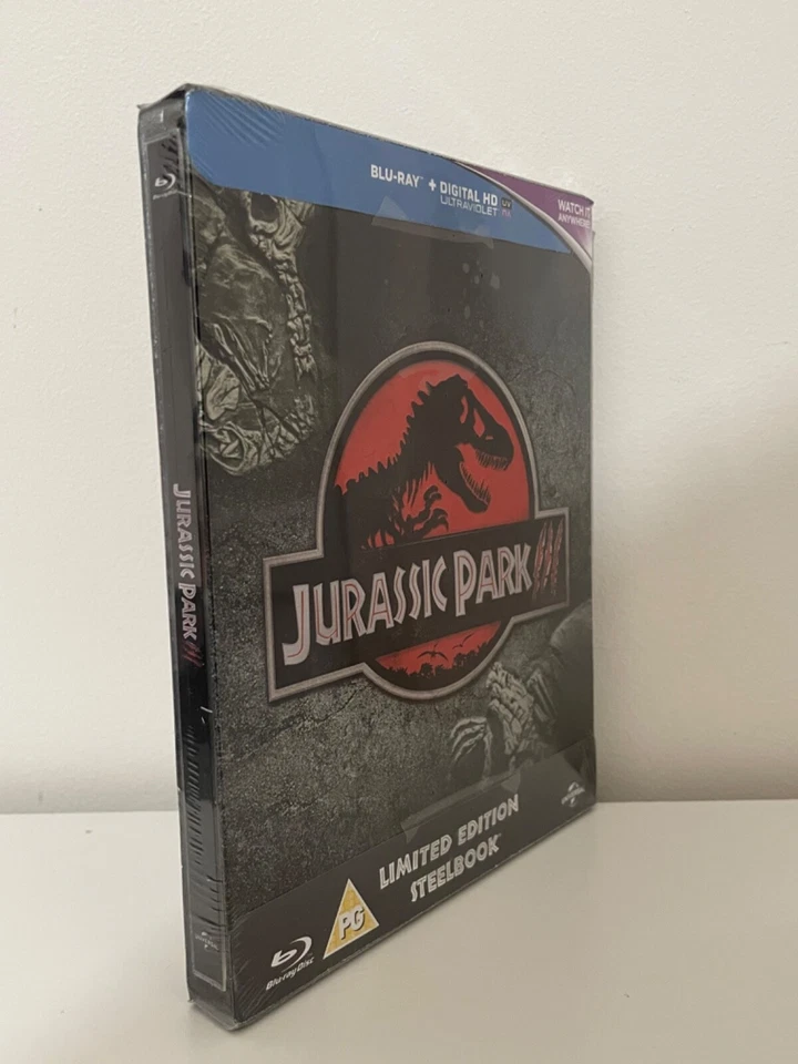 JURASSIC PARK 3 LIMITED EDITION UK BLU RAY STEELBOOK (NEW AND SEALED) - Image 4 of 4