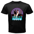 New MIAMI VICE Retro TV Series Don Johnson Men's Black Size S to 5XL