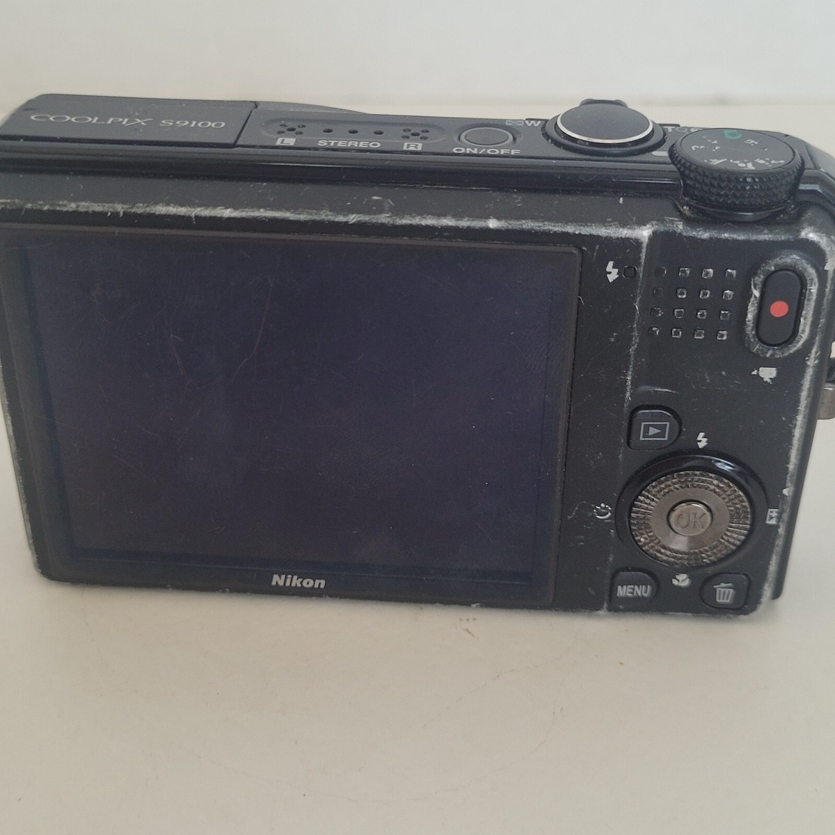 Nikon COOLPIXs9100 ジャンク品 Nikon COOLPIX S9100 12.1MP Digital Camera For Parts ONLY AS