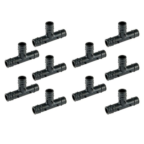 EFIELD 10PCS Poly PPSU Pex-A Expansion Fitting 3/4" X 3/4" X 3/4" Tee, Lead Free