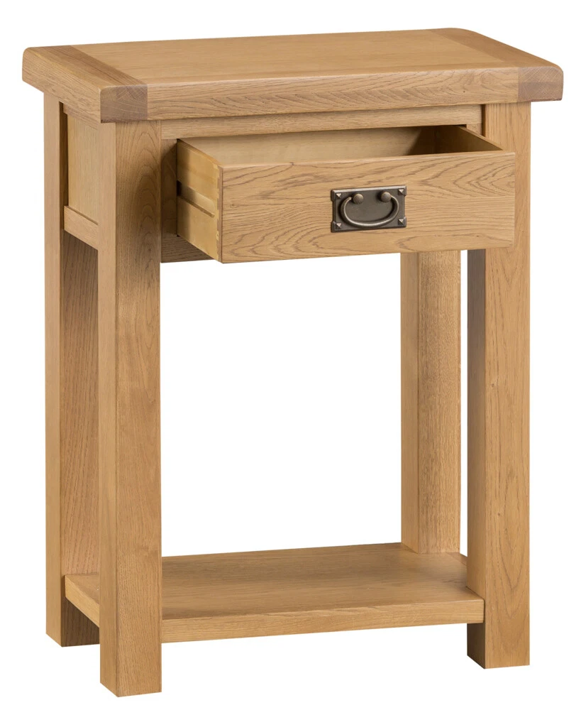 Solid oak 2024 telephone table