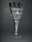 VINTAGE TIFFIN BYZANTINE CLARET WINE GLASS 15037 MINT 6 1/4 " TALL 1950-1970 — photo 3