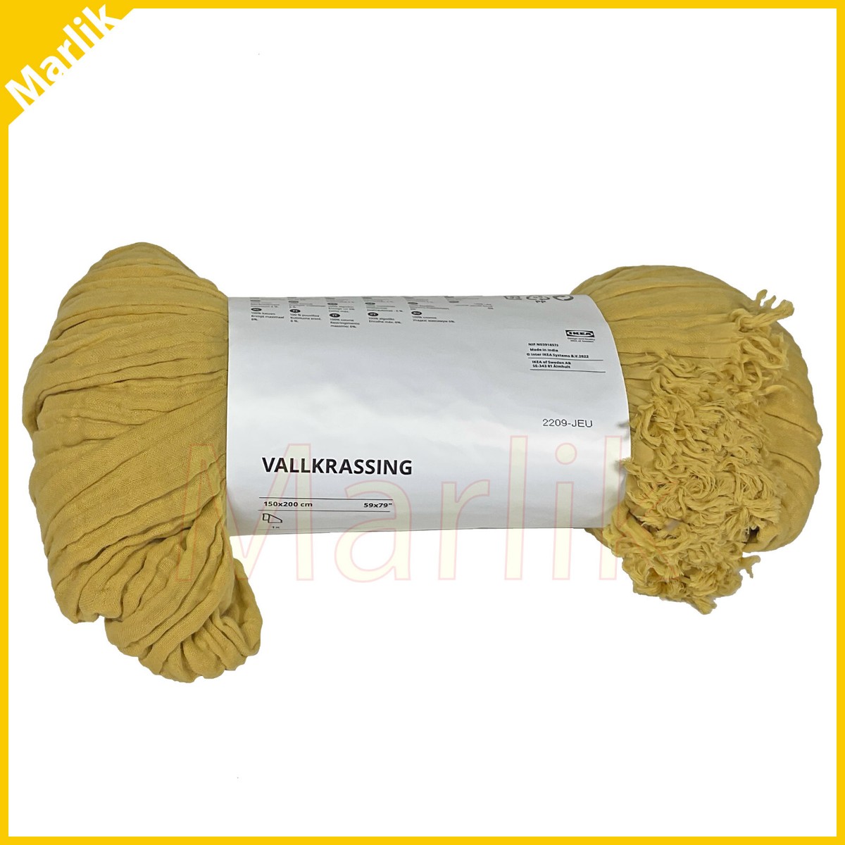 IKEA VALLKRASSING Throw 59x79