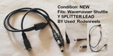 WAVERUNNER SHUTTLE 3 WAY SPLITTER Y HARNESS LEADS BAIT BOAT BATTERY CABLE
