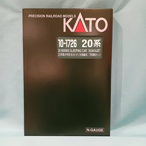 KATO Asakaze Formación Inicial 7 Coche Expansión Set Sleeper Express 739186 | Condition: Used