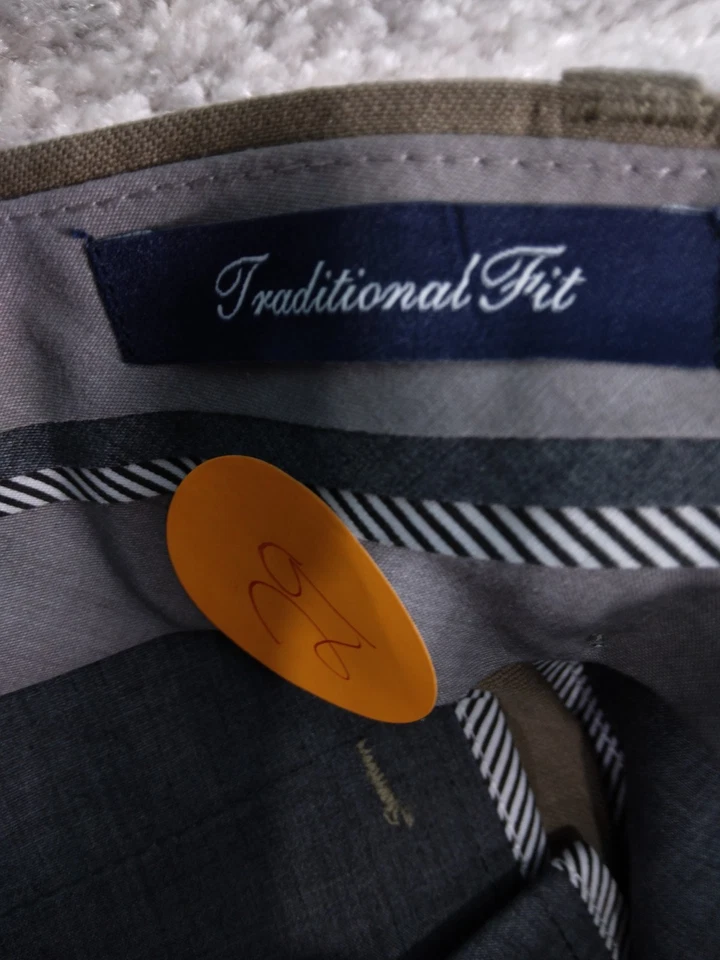 Lands' End Men's Pants 31 Brown Wool Traditional Fit 31x30 - Image 4 of 4