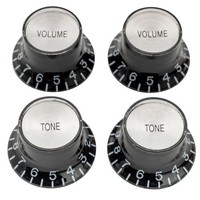 Musiclily Pro Black Left Handed Inch Guitar 2 Volume 2 Tone Knob For Us Les Paul
