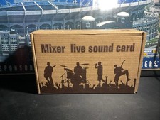 X3 Live Voice Mixer Audio Interface Console Live Microphone Sound Card