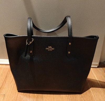 Coach Metallic Demin Tote