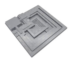 Blade Runner Ennis House Tile Prop  Frank Lloyd Wright Inspired Replica 9-Inch