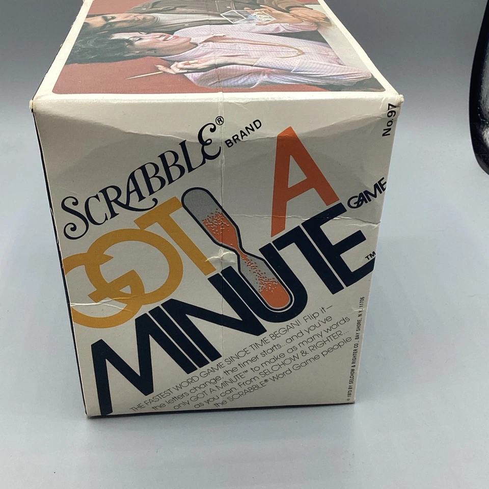 Juego SCRABBLE 1973 "Got A Minute Word" - ¡¡¡NUEVO ESTADO!!! *¡RARO!!! Foto 4 de 4